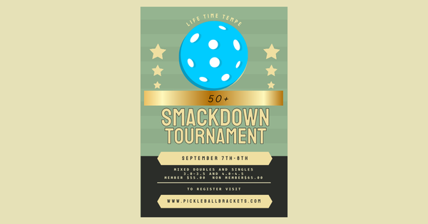 Life Time -Pickleball Smackdown Tournament-50+ Tournament logo