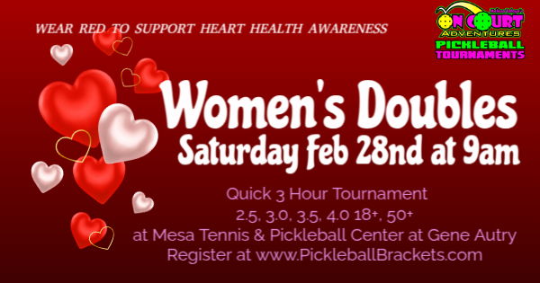 On Court Adventures Women's Doubles Tournament logo