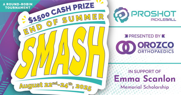 End of Summer Smash 2025 at Proshot Pickleball logo