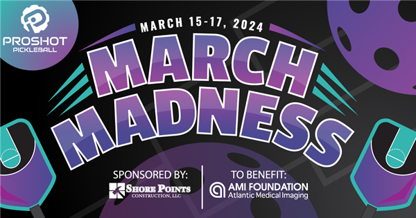 March Madness Tournament at Proshot Pickleball logo