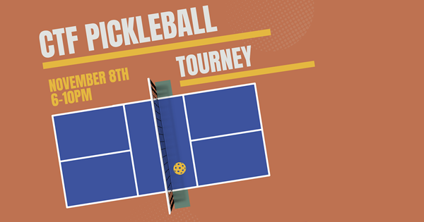 CTF Pickleball Tournament logo