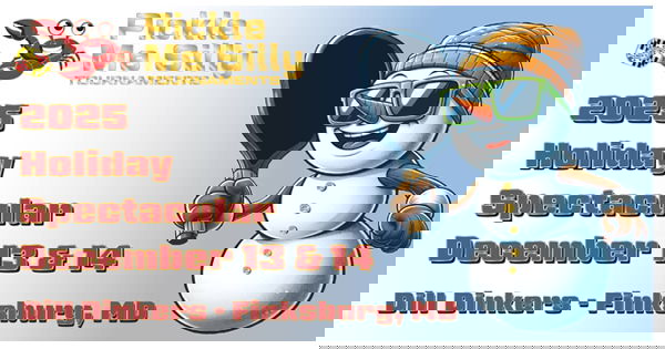 2025 PickleMeSilly Holiday Spectacular Tournament logo