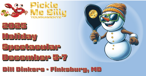 2025 PickleMeSilly Holiday Spectacular Tournament logo