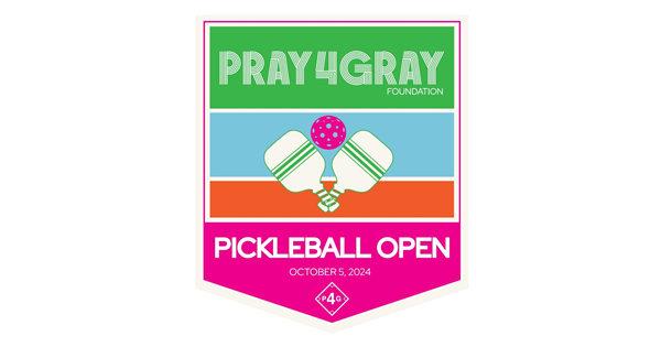 2024 Pray4Gray Foundation Pickleball Open logo