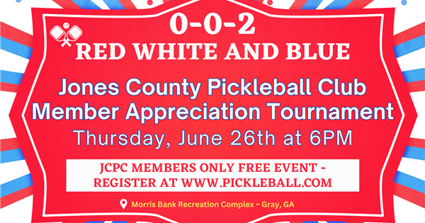 002 - Red, White & Blue 2025 Members ONLY Tourney logo
