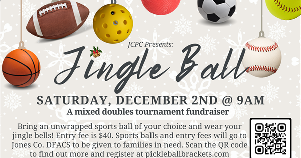 JINGLE BALL 2023 - Pickleball Tourney logo