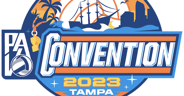 PAVO Convention Volleyball Officials' Pickleball Tournament logo