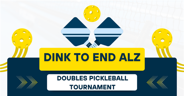 Dink to END ALZ logo