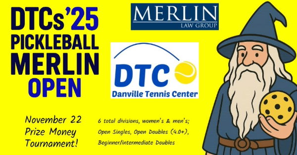 DTC's '25 Merlin Pickleball Open logo