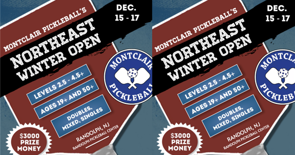 Northeast Winter Open by Montclair Pickleball logo