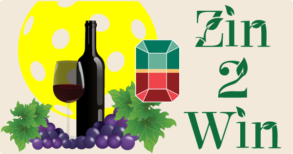 Zin 2 Win - powered by WinBy2 Pickleball logo