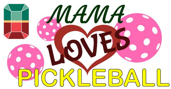 Mama Loves Pickleball - powered by WinBy2 Pickleball logo
