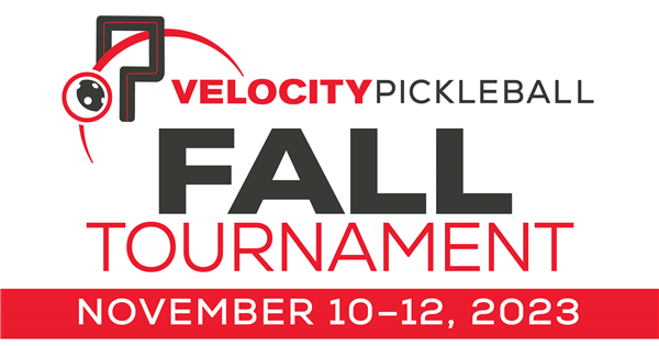 Velocity Pickleball Fall Tournament logo