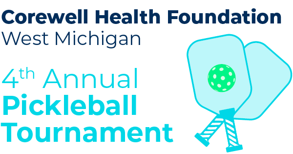 4th Annual Corewell Health Foundation Pickleball Tournament logo