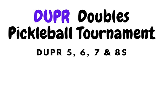 DUPR DOUBLES