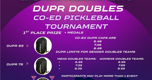 DUPR DOUBLES logo