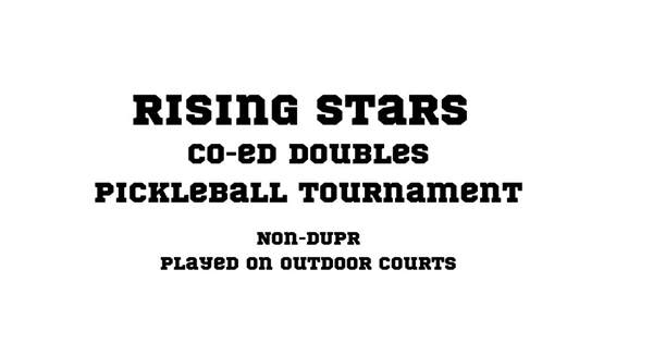 Rising Stars Pickleball Tournament logo