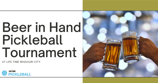 Missouri City Beer in Hand pickleball tournament logo