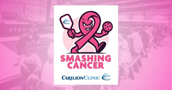 Smashing Cancer! with Carilion Clinic logo