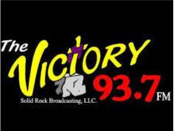 The Victory 93.7 logo