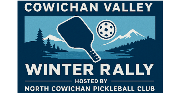 Cowichan Valley Winter Rally, Hosted by North Cowichan Pickleball Club logo