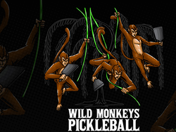 Wild Monkeys Pickleball logo