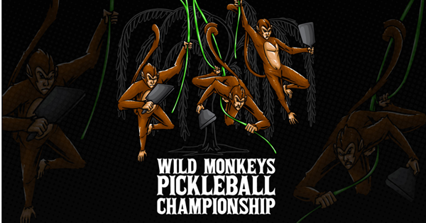 Wild Monkeys Pickleball Championship logo