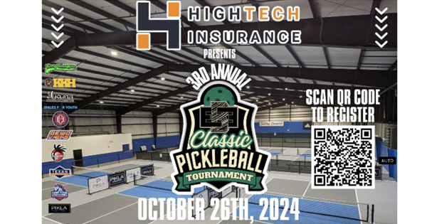 HighTech Insurance Presents 3rd Annual EBE Classic Charity Tournament logo