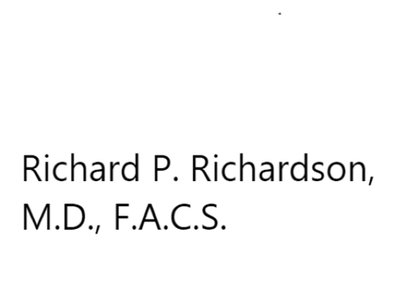 Richard P. Richardson, M.D. logo