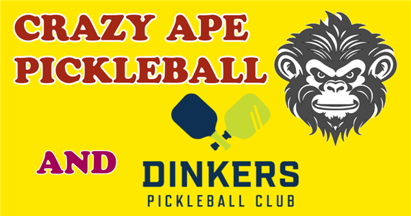 Crazy Ape Challenge @ DINKERS PICKLEBALL CLUB logo