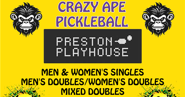 CRAZY APE-PRESTON PLAYHOUSE 2026 logo