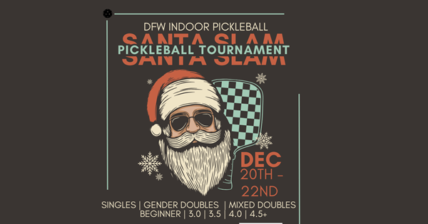 Santa Slam Pickleball Tournament logo