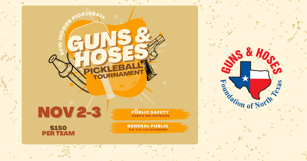 Guns N Hoses Pickleball Tournament logo