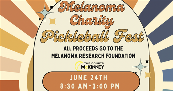Melanoma Charity Pickleball Fest logo