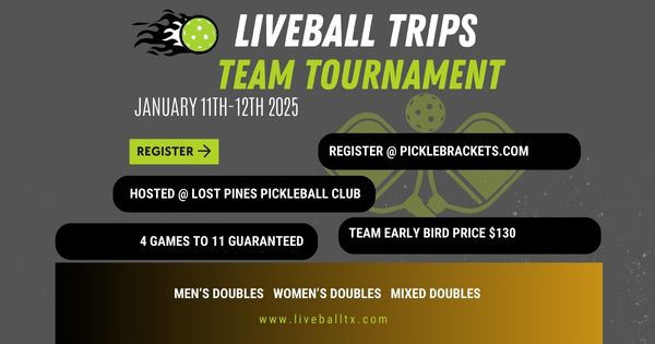 JANUARY 11-12TH LIVEBALL TRIPS TEAM TOURNAMENT (Team cost $170)) logo