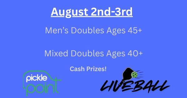Ages 45+ Showdown presented by Liveball @ Pickle Point (Cypress) logo