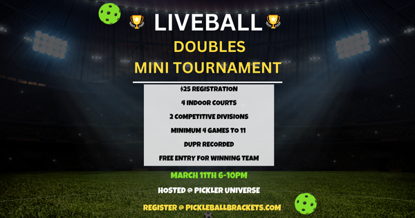 Liveball @ Pickler Universe 2 divisions (8 spots each) logo