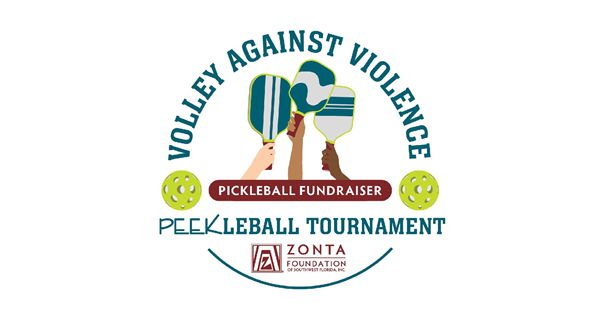 Zonta's Volley Against Violence logo