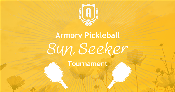 Armory Pickleball Bellingham Sun Seeker Tournament 2025 logo