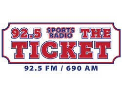 92.5 The Ticket logo