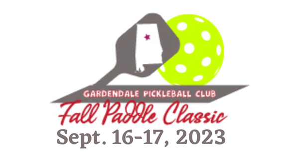 Fall Paddle Classic GARDENDALE PICKLEBALL CLUB logo