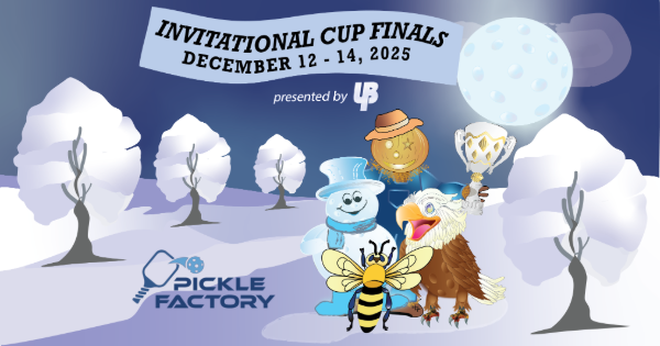 2025 Pickle Factory Invitational Cup Finals - NOW OPEN FOR REGISTRATION logo