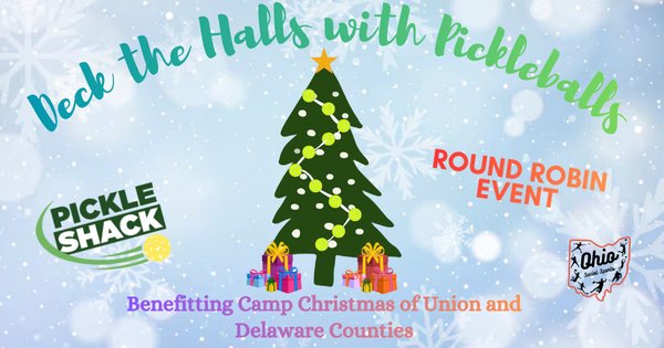 Deck the Halls with Pickleballs logo