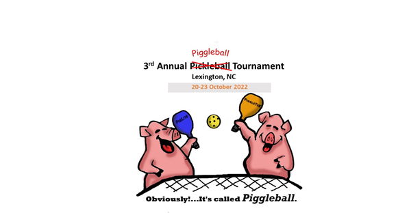 Piggleballl Fundraiser logo