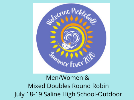 Wolverine Pickleball Summer Fever I Doubles Round Robin logo
