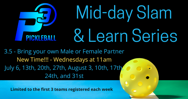 Mid-day Slam & Learn Series - August 10th logo