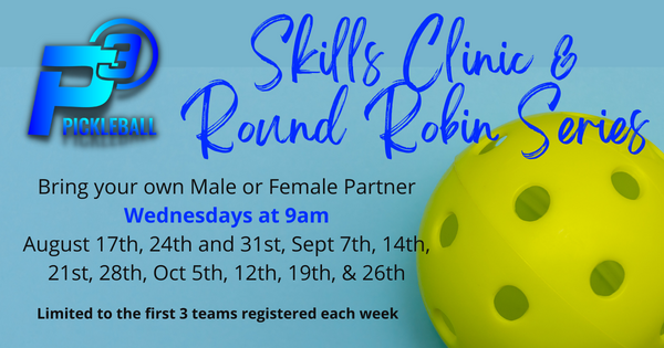 P3 Skills Clinic & Round Robin Series - Sept 7th logo