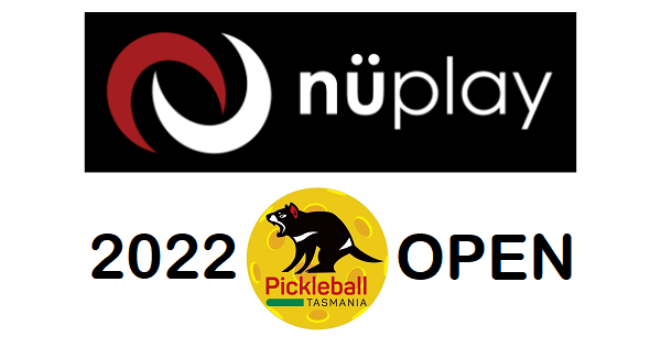 Nuplay 2022 Pickleball Tasmania Open logo