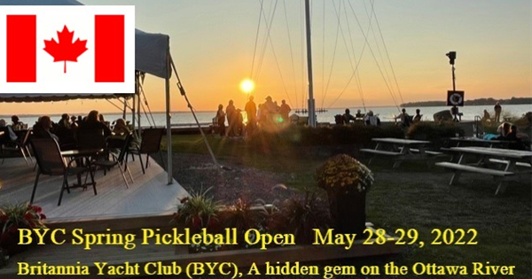 Britannia Spring 2022 Pickleball Open (Ottawa Canada) logo