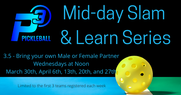 Mid-day Slam & Learn Series - April 13th logo